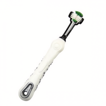 애견용품 고양이 강아지 트리플 치석예방칫솔, 오렌지