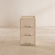 리바트키친 다용도 서랍장 3단(대), 그레이