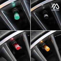 (모스트픽) 자동차 타이어 밸브캡 에어 마개 뚜껑 커버 카니발KA4 올뉴모닝 더뉴셀토스 스팅어 K5 DL3 K8 아반떼 용품, (모픽) 골드