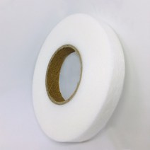 접착제 심지 부직포 다림질 DIY퀼팅 바짓단줄이기 앰프 인터페이스 흰색 면화 중간꿰매고 바느질 라이닝 봉재수선 양면테이프 안감원단고정 패치워크 가용성 (화이트1cm)