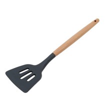 Spatula Wooden Handle Leaky Shovel Shovel Gifts Food Grade Cooking Utensil Lp 주걱 나무 손잡이 누설 삽 삽 선물 식품, 삽 1, 보여진 바와 같이