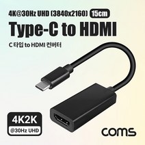 아이패드 에어 4세대 Type-C to HDMI 컨버터, 1개, 블랙- IF800