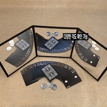 MAGIC 마술연습용품 3WAY MIRROR 휴대용 3단 접이식 거울 마술도구 카드매트