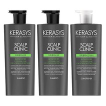 케라시스 두피 클리닉 샴푸 750 ml 2p + 린스 750 ml 헤어세트, 3세트
