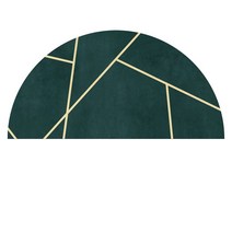 반달 러그 카페트 거실 현관 클래식 패브릭 유럽풍 빈티지 발매트 원룸 사계절 모던 욕실