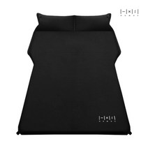 휴머스 차량용 자충매트 2인용(더블) 차박 SUV 캠핑매트 5T 돗자리, 블랙(더블)