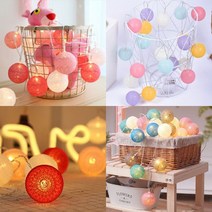 시둥마켓_텐트꾸미기 크리스마스조명 캠핑LED 장식 가랜드 램프 트리전구 감성등 LED등 LED가, m-2-6마카롱3M20구