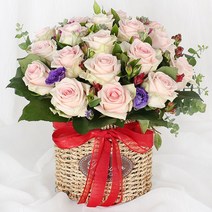 전국당일도착 카네이션 꽃바구니 생화 화분 꽃다발 선물 어버이날 스승의날 당일 꽃배달 서비스 (99플라워), 27.[A1948]-러브스토리