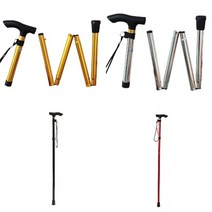 기타 탑워크 길이조절 노인지팡이 보행보조지팡이(5colors), 레드_1304636