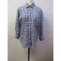 일본수입 유니클로7부소매 린넨셔츠 여성55