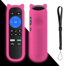 Yimaut 모든 Hisense Roku TV용 리모컨 32인치 40인치 43인치 50인치 58인치 65인치 70인치 75인치 85인치 Bcm TV 커버와 손목 스트랩이 내장 (글