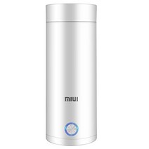 220v xiaomi mijia 휴대용 전기 주전자 컵 400ml 차 커피 주스 끓는 물 유지 따뜻한 스마트 홈 여행 주방 가전, 하얀, 에게