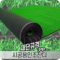 시공용PP인조잔디 2mX5m 깔끔하고 산뜻한 실용적인 자연스러운 고밀도 제품, PP(2X5m.T6mm)