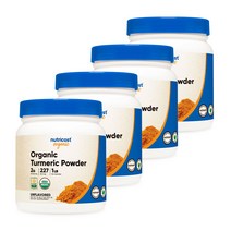 오가닉 터메릭 파우더 1lb 4병, 단품, 4개
