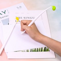 갓샵 핵인싸템! 흔들흔들 콩나물펜 [채소 야채 중성 잘써지는 잉크 볼펜], 콩나물볼펜