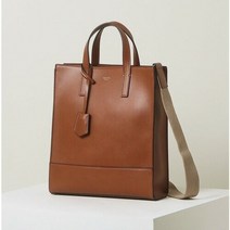 [AK수원점] [헤지스ACC]HJBA3E886/브라운 로고배색 가죽 토트백