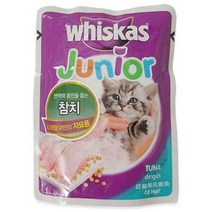 위스카스 키튼 파우치(참치)80g