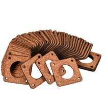3d프린터부품 소모품 4PCS Nema 17 스테퍼 댐퍼 Nema17 모터 코르크 가스켓 Reprap 솔레이터 42 3D 프린터 용 흡수