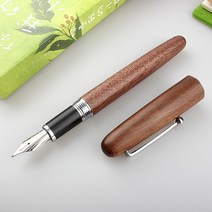진하오만년필 Jinhao 새로운 나무 만년필 고품질 0.7mm 펜촉 고급 목재 잉크 펜 비즈니스 선물 쓰기 사무실, 01 ONE PEN, 03 Medium 0.6-0.7mm