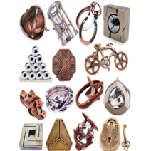 브레인티져 와이어 퍼즐 캐스트 지혜의고리 풀기 52종, 상세이페이지 참고, 기본 3종 세트