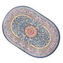 GHSHOP 1/12 스케일 짠 바닥 카펫 인형 집 가구 미니어처, 약. 14.2*9.8cm / 5.59*3.85 인치, 천, 멀티 컬러