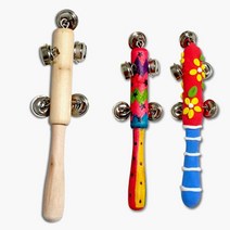 DIY 나무 딸랑이종 만들기 종이접기 놀이 유치원 어린이집 초등학교 주제별 수업 미술 재료 (만들기대장), 상세페이지 참조, 상세페이지 참조, 상세페이지 참조