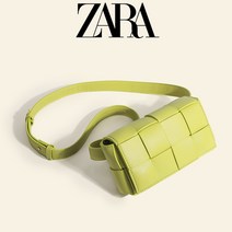 zara 자라 가죽 크로스백 미니 카세트백 리얼 쇼퍼백
