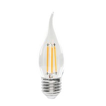 uga123 시티 LED 에디슨 촛대구 촛불구 램프 3W E14 E17 E26주광색 전구색 LED미니전구, 1개, CE6.LED에디슨 촛불구 3W_E26 투명(전구색)
