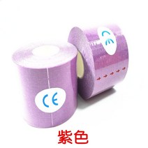 근육 헬스용품 크로스핏7.5cm * 5m 코튼 탄성 Kinesiology 테이프 스포츠 물리 복구 붕대 무릎 근육 보호기, 06 보라색
