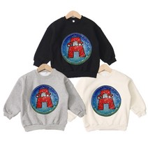 알파벳로어옷 스팽글 맨투맨 티셔츠 A X Z F