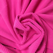원단스토리 다이마루 원단 와플다이마루 원단 2종컬러, 핫핑크