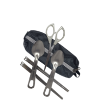 [원하몰]AMG티타늄 2인용 신형 수저세트 / 신형스푼+젓가락+케이스 / 티타늄 수저세트 커틀러리