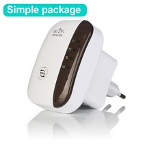와이파이 증폭기 공유기 인터넷 무선 리피터 범위 확장 라우터 신호 300Mbps 부스터 2.4G 울트라부스트 액세스 포인트, [01] EU Plug, [01] Simple box-white