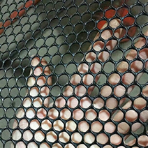 메쉬휀스 울타리 펜스 철조망 안전 대문 담장 그물 양계장 출입문 창고 바리게이트 보호, 흰색 0.6홀 너비 1.5m