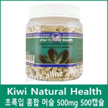 뉴질랜드 초록입홍합 머슬 500mg 500캡슐