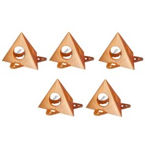 목공용품 1/5/10pcs 피라미드 스탠드 세트 삼각형 페인트 패드 발 목공 도구 조각 액세서리, 05 5pcs
