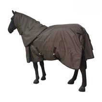조랑말 겨울옷 경주마 외투 점퍼 말 아우터 바람막이, 브라운 60