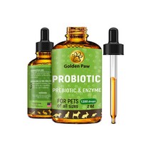 GoldenPaw 골든포 아기 새끼 고양이 강아지 설사 액상 유산균 59ml, 1팩, 무미