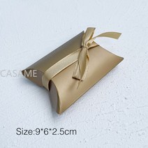 꽃바구니 양재꽃시장 꽃바구니배달10/20pcs 여행 가방 캔디 상자 크래프트 종이 선물 웨딩 생일 파티 장식, 04 Gold pillow box_01 10 pcs