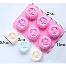 비누만들기 비누키트새로운 6 구멍 꽃 모양의 실리콘 비누 금형 DIY 수제 케이크 초콜릿 양초 아로마 테라, 03 bee