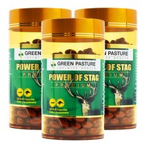 그린패스쳐(Green Pasture) 그린패스쳐 파워 오브 스택(녹용의힘) 365캡슐 X 3개, 1095캡슐, 1개
