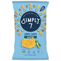 Simply 7 Lentil Chips Jalapeno Packaging May Vary 4 Oz, 1