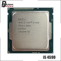 인텔 코어 i54590 i5 4590 3.3 GHz 쿼드 CPU 프로세서 6M 84W LGA 1150