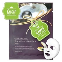 엔텔 마스크팩 시트, 1매, 흑진주, 1개