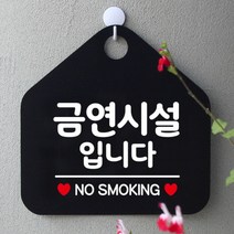 [바보사랑] 오픈 사무실 문 실내 걸이용 포맥스 화장실 금연 안내판 팻말 제작 286금연시, 옵션1:286금연시설입니다 / 옵션2:화이트판+문구핫핑크