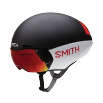 SMITH Podium TT 스미스 포디움 에어로 헬멧 Matte Red White Black / 매트 레드 화이트 블랙