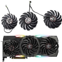 CCVA PLD09210B12HH PLD10010B12HH RTX 2080 MSI 지포스 2080Ti 2070 슈퍼 게이밍 X 트리오 비디오 카드 팬 세트 그래픽 쿨러, 집합