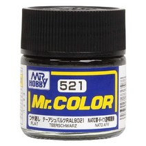군제 락카 도료 C521 Teerschwarz 타르쉬바츠 10ml