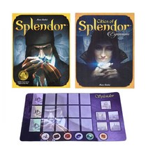 보드게임 splendor 스플렌더, F.큐빅베이스+확장+보석매트