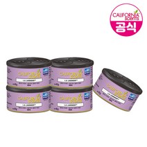 캘리포니아센트 스필프루프 캔타입 엘에이 라벤다향 5입 차량용 방향제, 1개